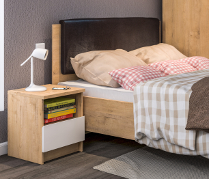 Веста набор для спальни (кровать 1400, шкаф 2х дв., тумба)