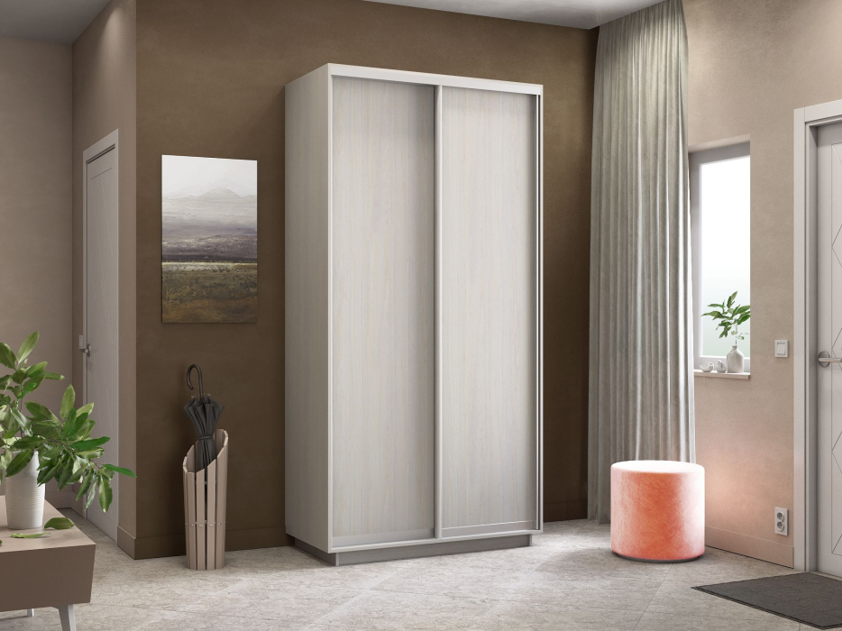 Шкафы-купе 2-х дверные, Шкаф-купе Экспресс Элемент дуо 2400 x 1200 x 450