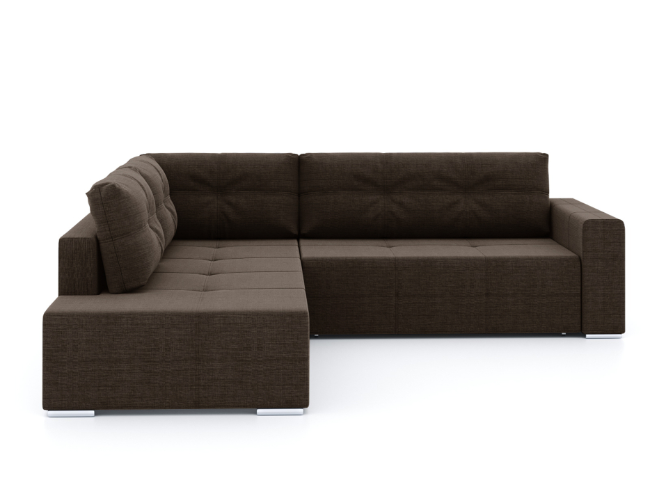 Диваны угловые в гостиную, Диван-кровать угловой Леос НПБ, рогожка Люкс