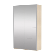Шкафы-купе 2-х дверные, Шкаф Прайм дуо Зеркало 2300 х 1200 х 570