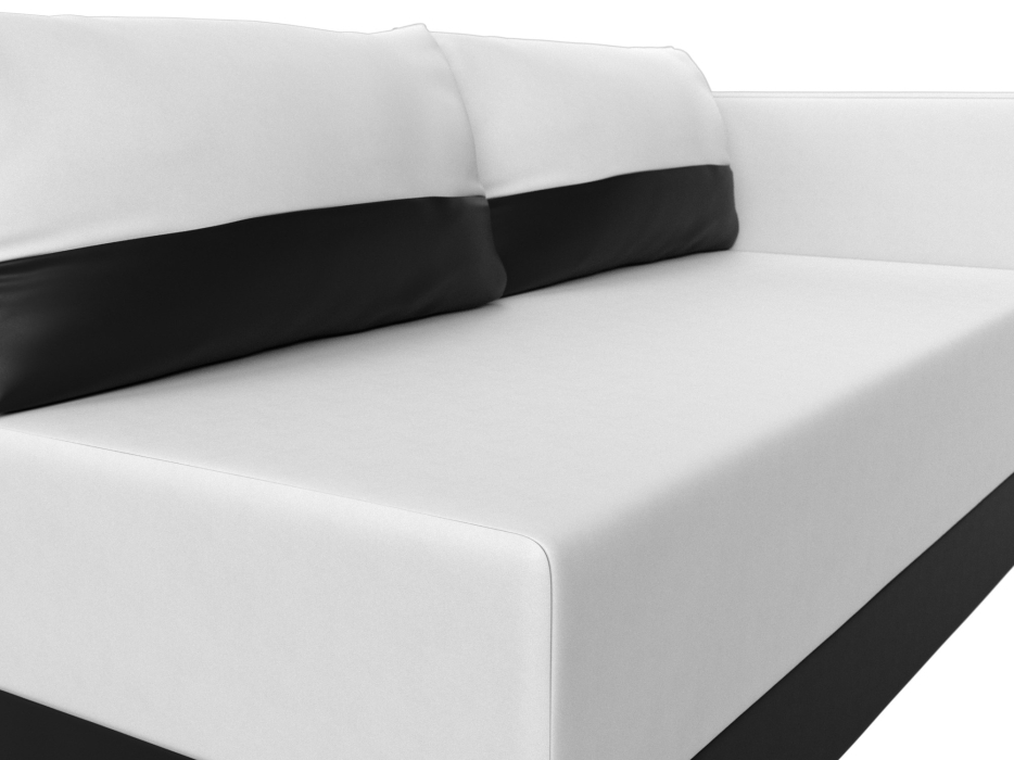 Кушетка диван, Кушетка Никас правая, экокожа