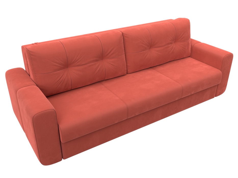 Диваны еврокнижки, Прямой диван Лига-031, микровельвет