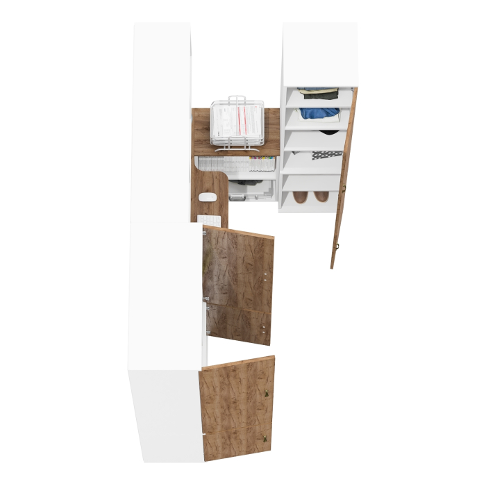 Домашние кабинеты, Модульная мебель для уголка школьника Лидер-8 № 41