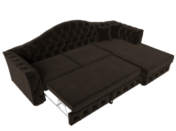 Диван угловой Артис правый угол, микровельвет