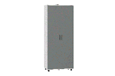 Шкафы двухстворчатые, Модульная система Грейс Шкаф ШК-5008  Снежный Ясень