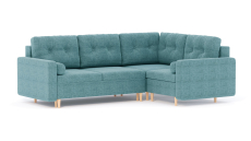 Диваны угловые в гостиную, Диван-кровать угловой еврокнижка-пантограф Белфаст модульный, рогожка