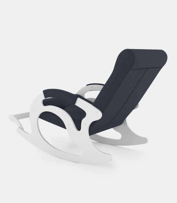 Кресла-качалки, Кресло-качалка Тироль - БЕЛЫЕ ткань