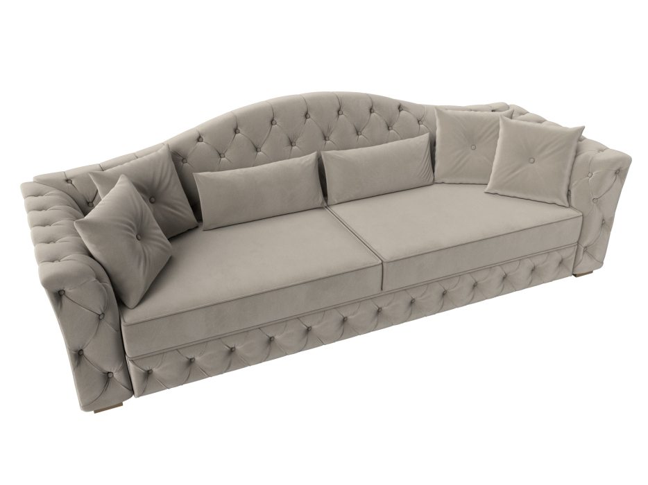 Диваны кровати со спальным местом, Прямой диван Артис, микровельвет