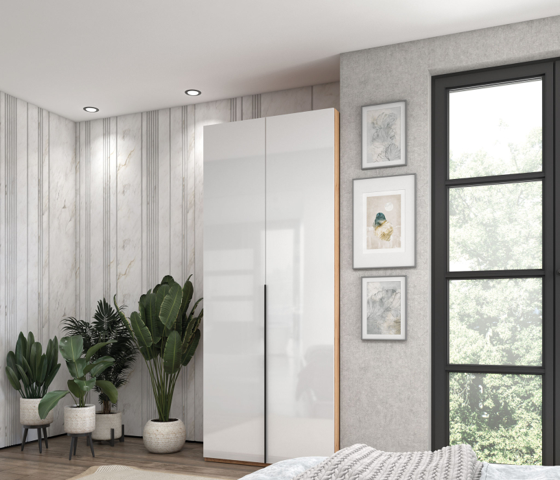 Шкафы, Шкаф 2-х дверный, 90 см Люкс