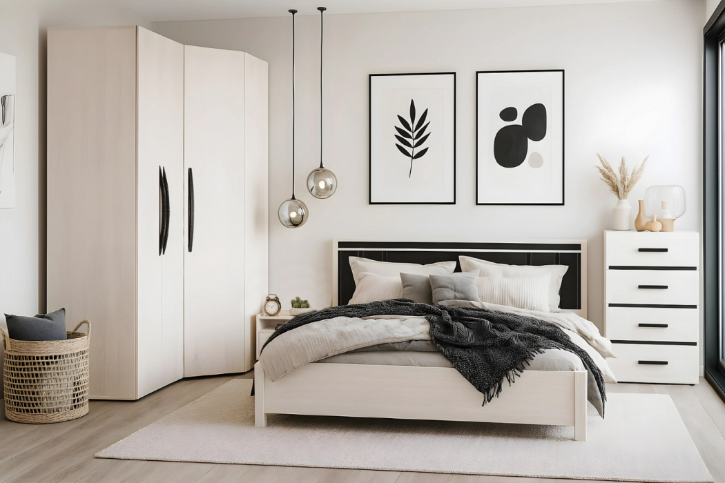 Шкафы, Модульная система Nature (модуль 156) Шкаф для одежды угловой