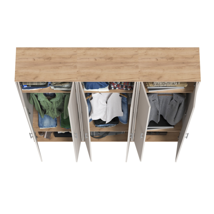 Для одежды, Три шкафа для одежды Домино 2-3430