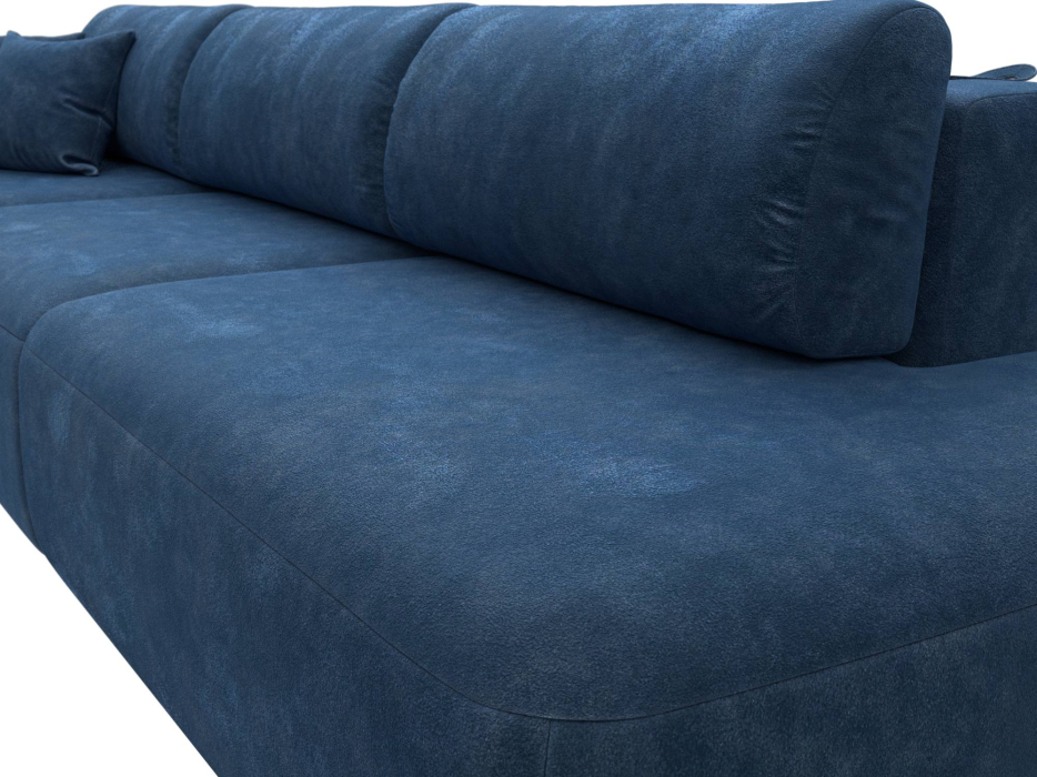 Диваны еврокнижки, Диван прямой Лига-036 НПБ Модерн Лонг подлокотник слева, велюр BRUT