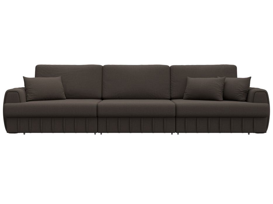 Диваны еврокнижки, Диван прямой Лига-057 НПБ Лонг, рогожка Амур