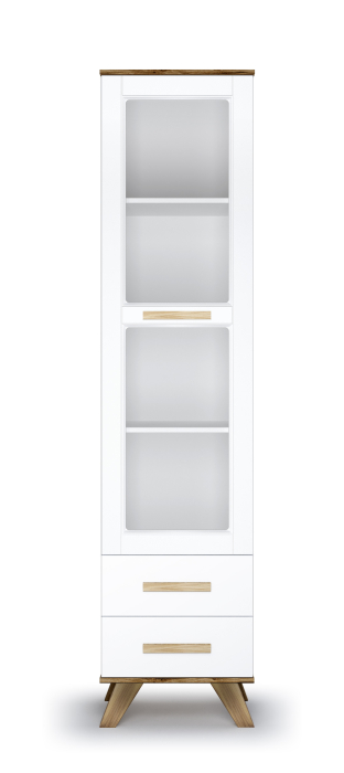 Витрины, ВЕГА СКАНДИНАВИЯ Шкаф-витрина с ящиками и полками