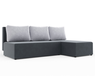 Угловой диван-кровать Рим, велюр