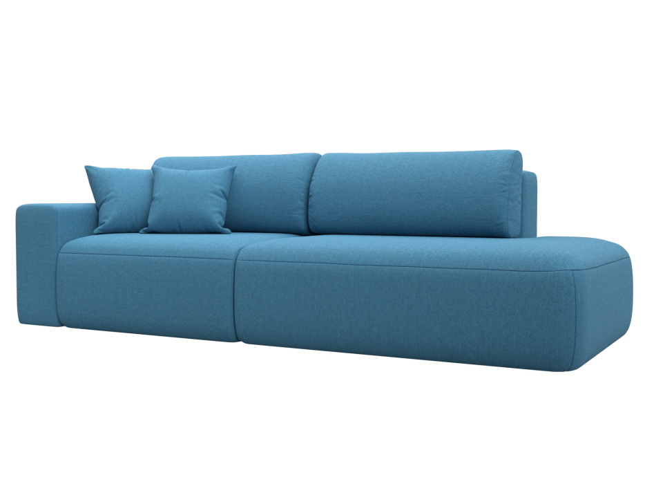 Диваны еврокнижки, Диван прямой Лига-036 НПБ Модерн подлокотник слева, рогожка Амур