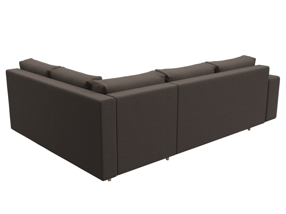 Диваны угловые в гостиную, Диван угловой Сильвана правый угол, рогожка Амур