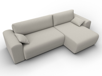 Диван угловой Лига-099 угол универсальный, рогожка Амур