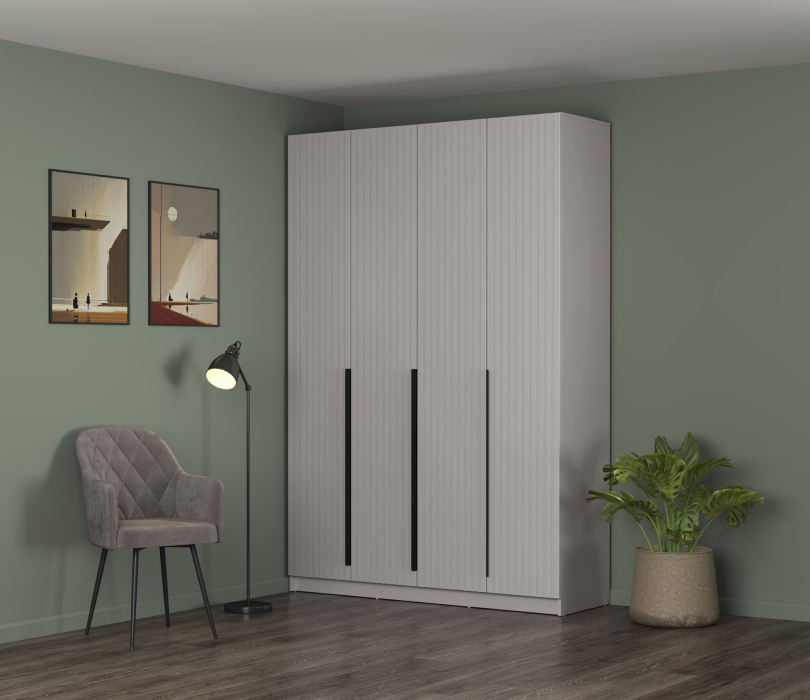 Для одежды, Шкаф для одежды 67.13 Брандо (4-х дв.) МДФ