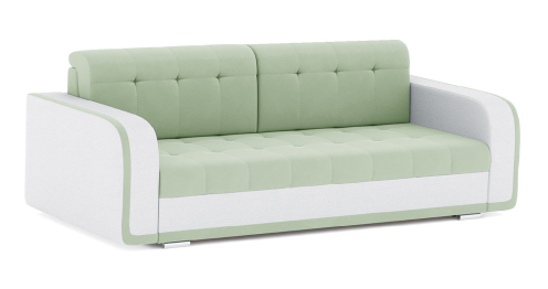 Диван-кровать Генри еврокнижка, велюр+кож.зам