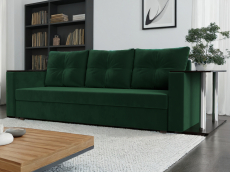 Диваны еврокнижки, Диван прямой Атланта со столом справа, велюр