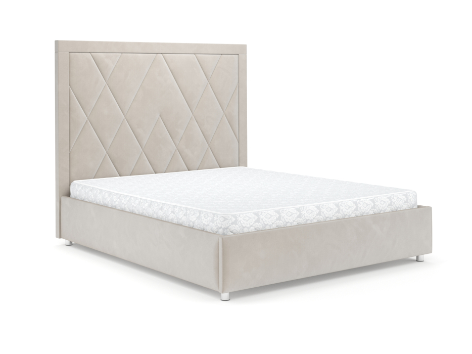 Мягкая кровать, Кровать Треви 160 см (Бархат)