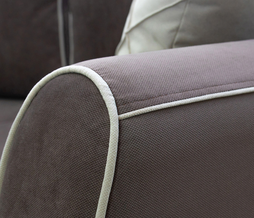 Диваны угловые в гостиную, Угловой диван Френсис, Велюр Амиго