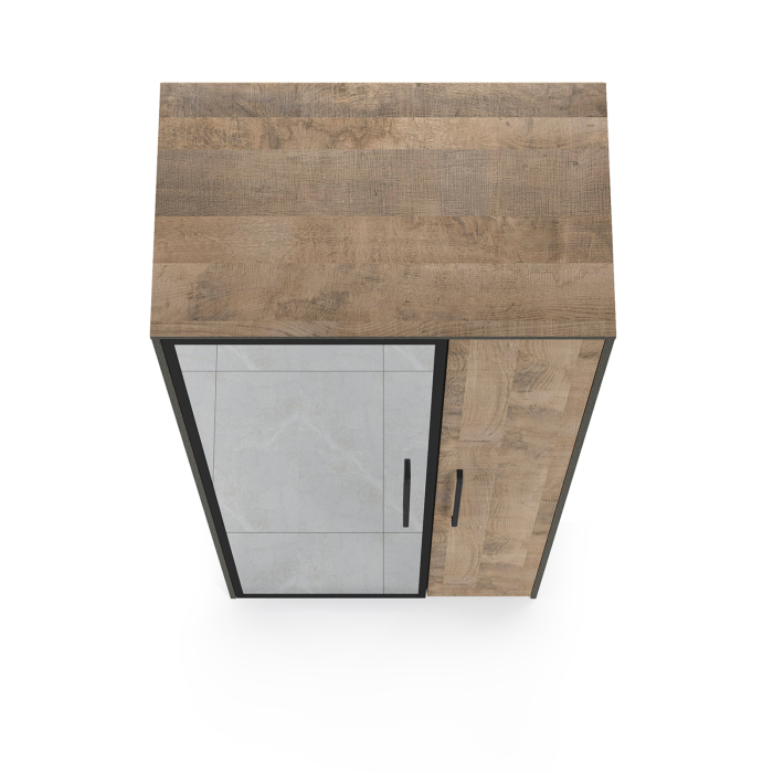 Шкафы распашные, Шкаф с зеркалом Трувор 13.204.01