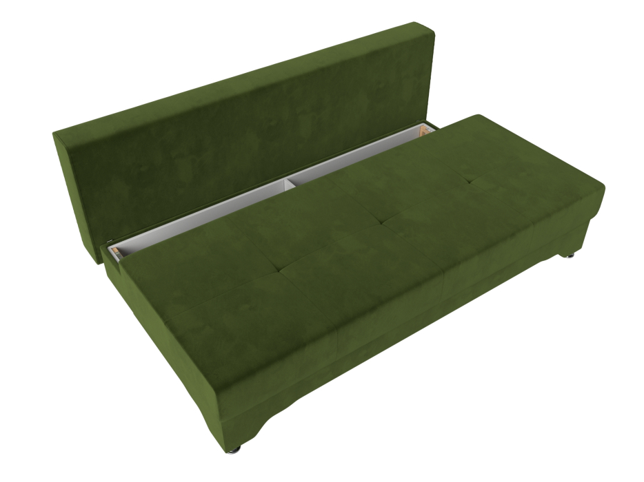 Диваны еврокнижки, Диван прямой Ник-2, микровельвет