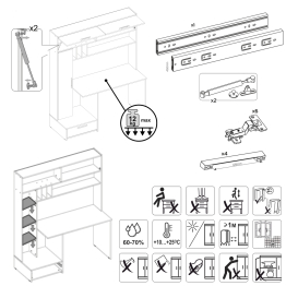 Стол письменный Лайт 03.243Н