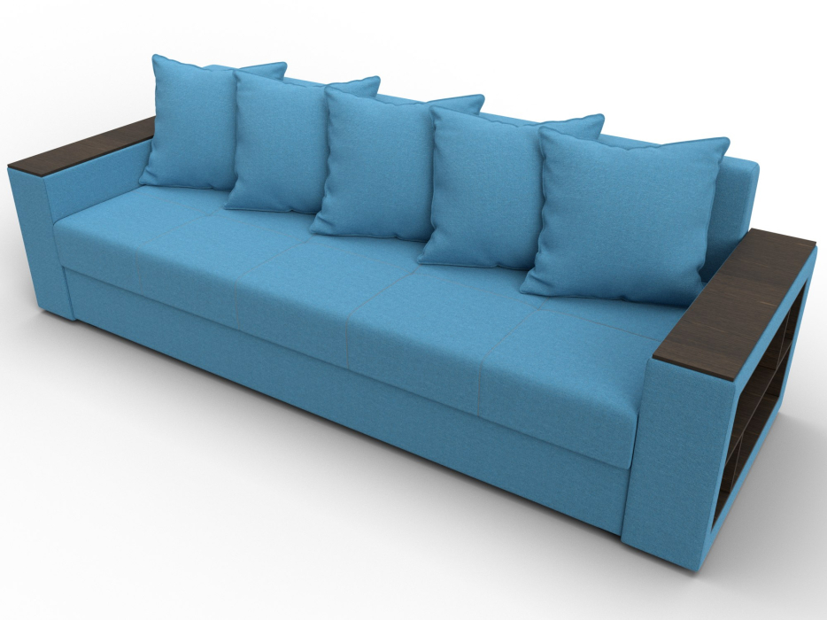 Диваны кровати со спальным местом, Диван прямой Дубай Лайт, рогожка Амур