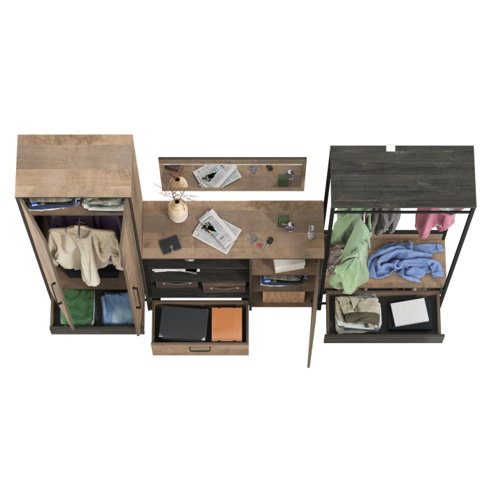 Прихожие, Прихожая модульная в стиле лофт Трувор № 234