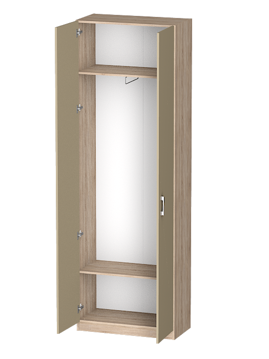 Для одежды, Распашной шкаф Лайф для одежды 80*40*240 Дуб сонома