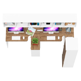 Домашний офис для двоих человек Лидер-8 № 22