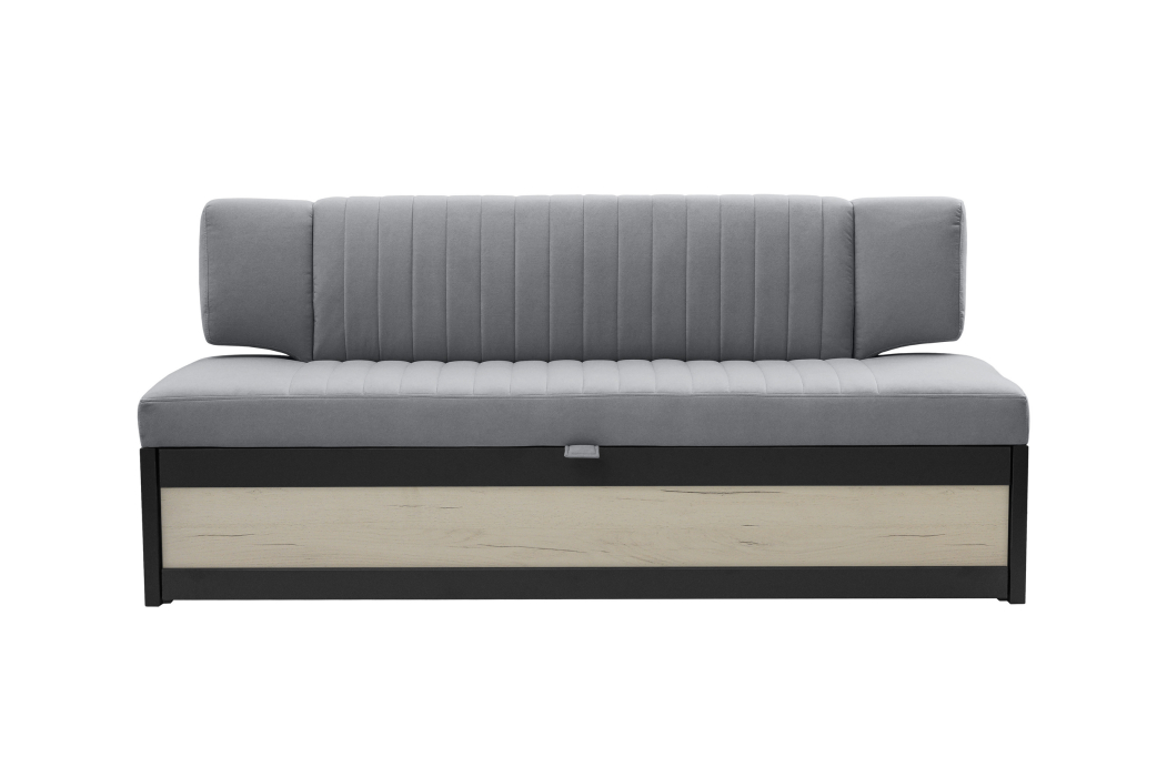 Диваны прямые кухонные, Прямой кухонный диван Парус 174 Дуб крафт белый