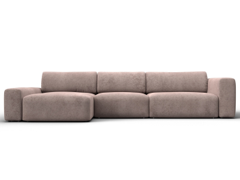 Диван угловой Лига-066 НПБ Лонг угол левый, велюр TOWER