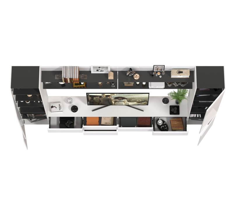 Стенки для гостиной, Сидней мебель в гостиную модульная № 121