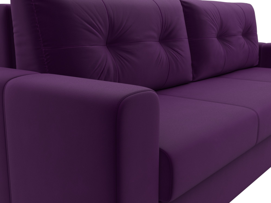 Диваны еврокнижки, Прямой диван Лига-031, микровельвет