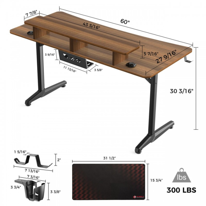 Геймерские, Стол для компьютера EUREKA GIP 60