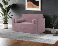 Диваны выкатные, Диван прямой выкатной Санта №2 (Велюр)