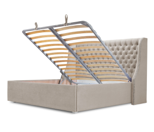 Мягкая кровать Пандора 1600,микровелюр