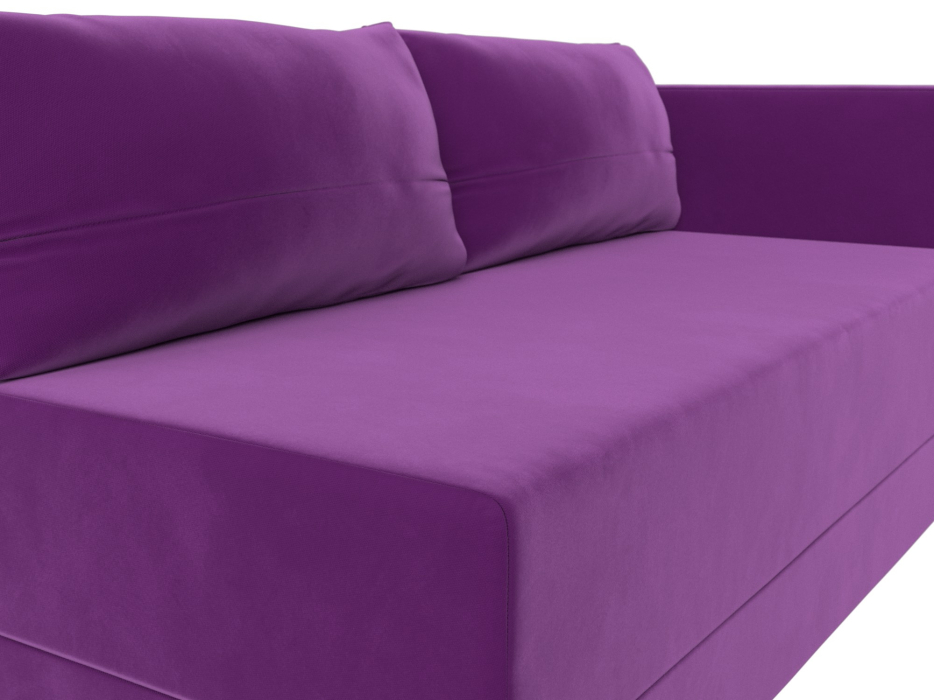 Кушетка диван, Кушетка Никас правая, микровельвет