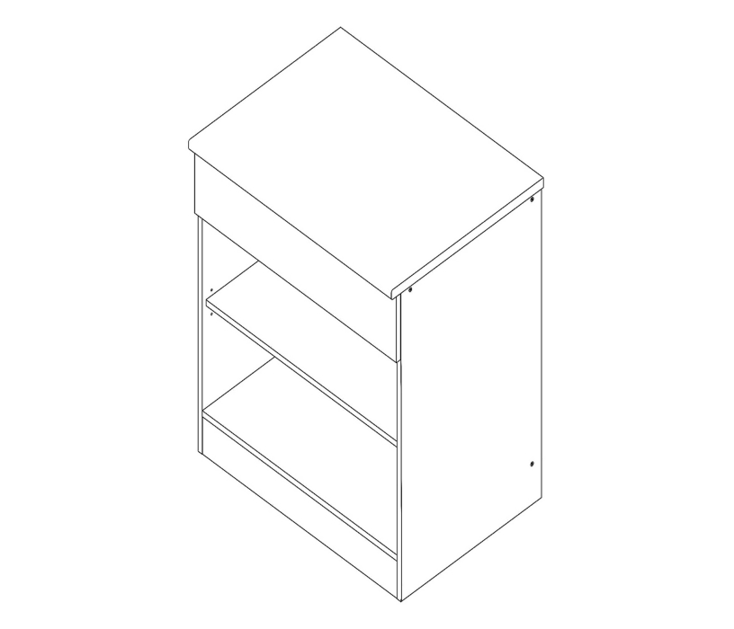 Напольные, Шкаф напольный 80 см Дуэт СТЛ.316.06М 