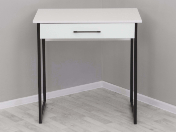 Стол письменный с ящиком на металлокаркасе