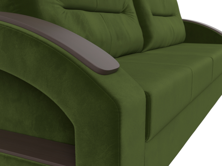 Диваны кровати со спальным местом, Диван прямой Канзас, микровельвет