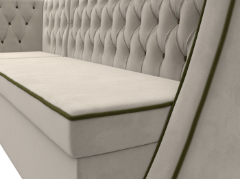 Кухонный угловой диван Лофт левый угол, микровельвет