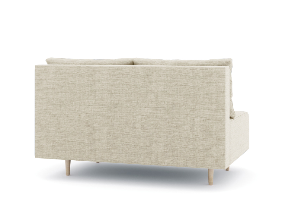 Дизайнерские диваны для гостиной, Диван прямой нераскладной Милли мини 2-х  местный без подлокотников, рогожка Люкс