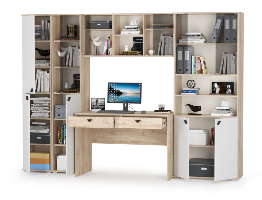 Детские комнаты, Модульная мебель для домашнего офиса Бостон № 32