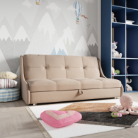 Диваны кровати со спальным местом, Прямой диван Куба на 1200 ППУ, велюр