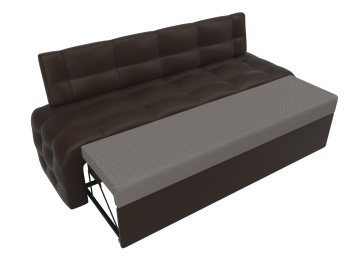 Кухонный прямой диван Люксор, экокожа